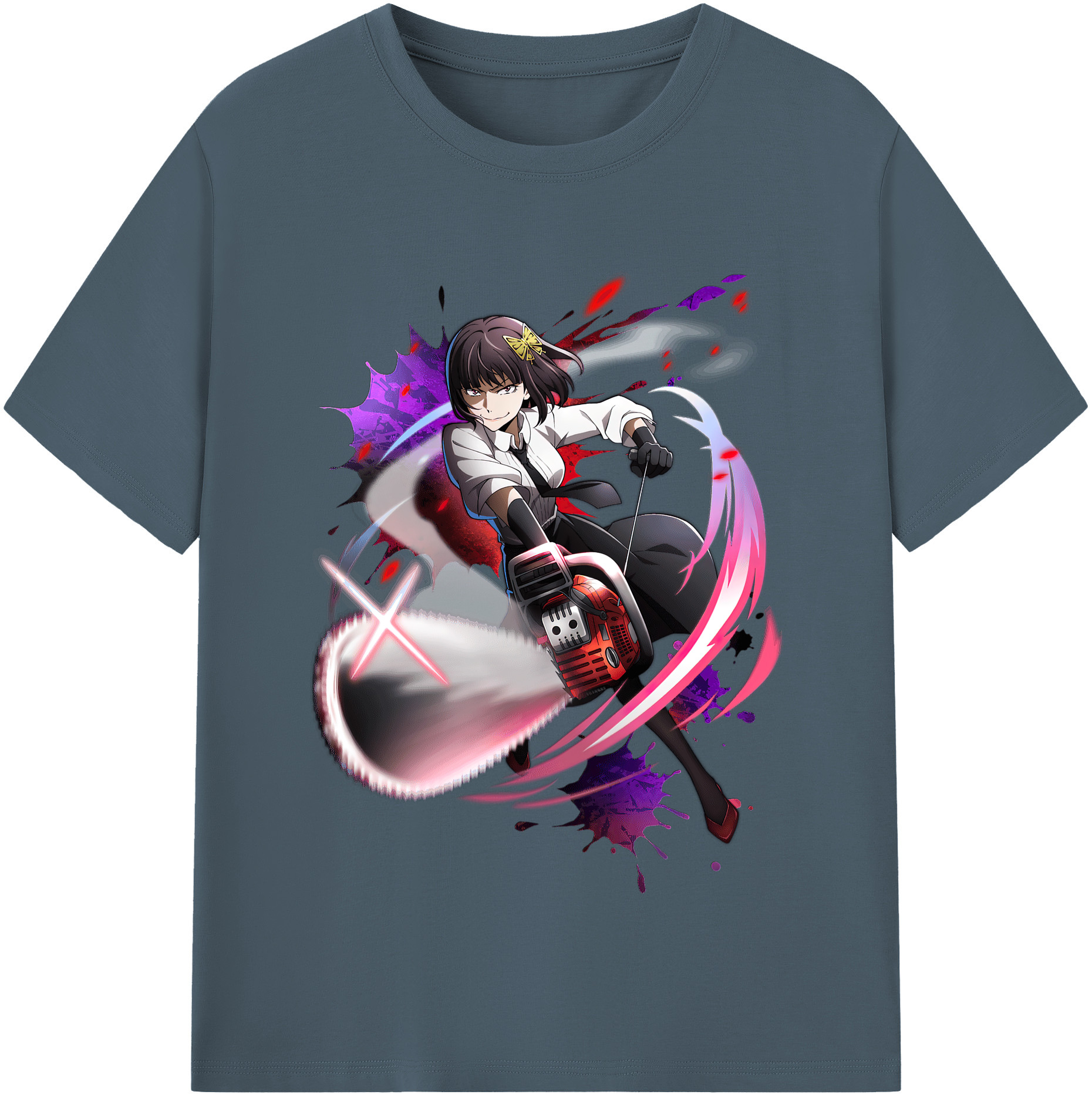 （画像用） 文豪ストレイドッグス Bungo Stray Dogs 綿100％半袖Tシャツ（フロントプリント）